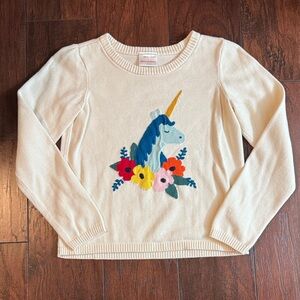 Hanna Andersson Cream Knit Sweater